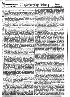 Magdeburgische Zeitung Montag 15. Juni 1863