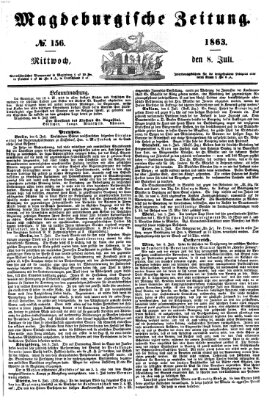 Magdeburgische Zeitung Mittwoch 8. Juli 1863