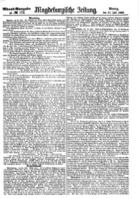 Magdeburgische Zeitung Montag 27. Juli 1863