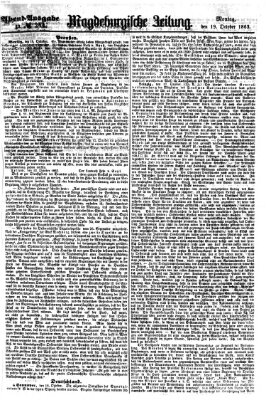 Magdeburgische Zeitung Montag 19. Oktober 1863