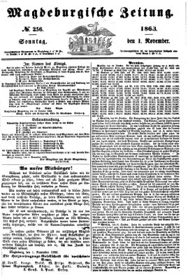 Magdeburgische Zeitung Sonntag 1. November 1863