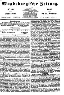 Magdeburgische Zeitung Samstag 14. November 1863