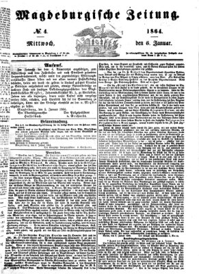 Magdeburgische Zeitung Mittwoch 6. Januar 1864