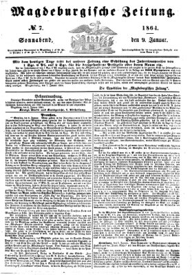 Magdeburgische Zeitung Samstag 9. Januar 1864