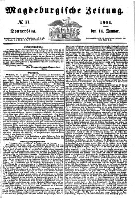 Magdeburgische Zeitung Donnerstag 14. Januar 1864