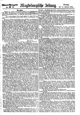 Magdeburgische Zeitung Montag 18. Januar 1864