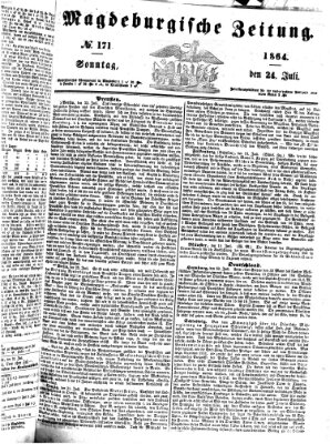 Magdeburgische Zeitung Sonntag 24. Juli 1864