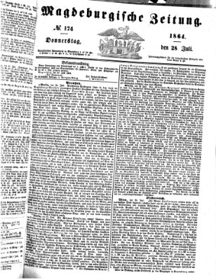 Magdeburgische Zeitung Donnerstag 28. Juli 1864