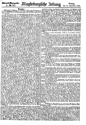 Magdeburgische Zeitung Montag 12. September 1864