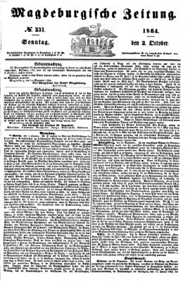 Magdeburgische Zeitung Sonntag 2. Oktober 1864