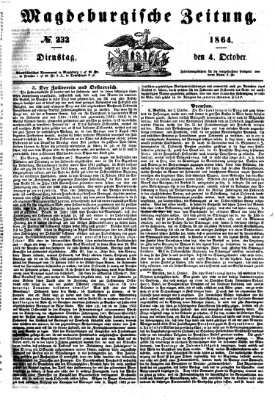 Magdeburgische Zeitung Dienstag 4. Oktober 1864