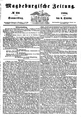 Magdeburgische Zeitung Donnerstag 6. Oktober 1864