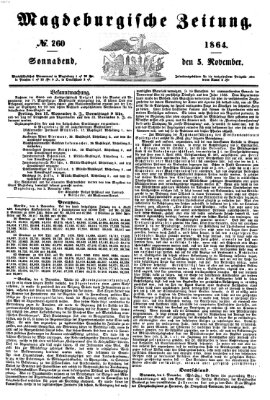 Magdeburgische Zeitung Samstag 5. November 1864