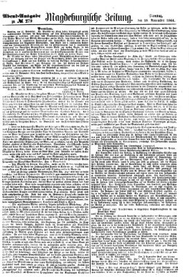 Magdeburgische Zeitung Montag 28. November 1864