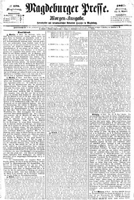 Magdeburger Presse. Morgen-Ausgabe (Magdeburger Presse) Freitag 7. April 1865