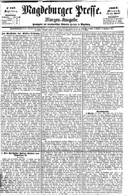 Magdeburger Presse. Morgen-Ausgabe (Magdeburger Presse) Mittwoch 12. April 1865