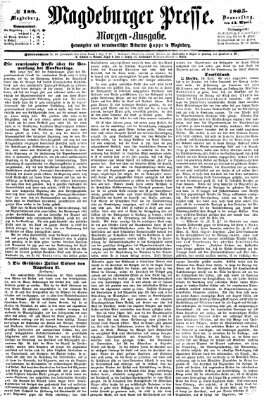 Magdeburger Presse. Morgen-Ausgabe (Magdeburger Presse) Donnerstag 13. April 1865