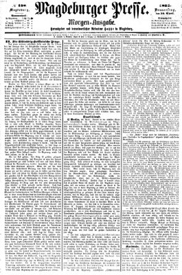 Magdeburger Presse. Morgen-Ausgabe (Magdeburger Presse) Donnerstag 20. April 1865