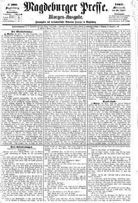 Magdeburger Presse. Morgen-Ausgabe (Magdeburger Presse) Mittwoch 26. April 1865