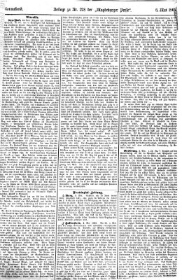 Magdeburger Presse. Morgen-Ausgabe (Magdeburger Presse) Samstag 6. Mai 1865