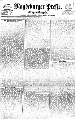 Magdeburger Presse. Morgen-Ausgabe (Magdeburger Presse) Sonntag 7. Mai 1865