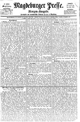 Magdeburger Presse. Morgen-Ausgabe (Magdeburger Presse) Dienstag 23. Mai 1865