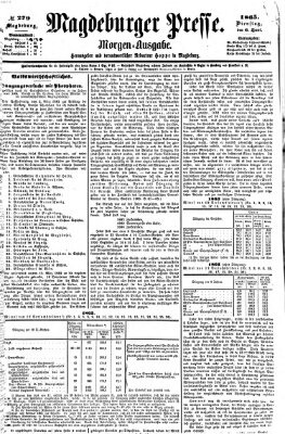 Magdeburger Presse. Morgen-Ausgabe (Magdeburger Presse) Dienstag 6. Juni 1865