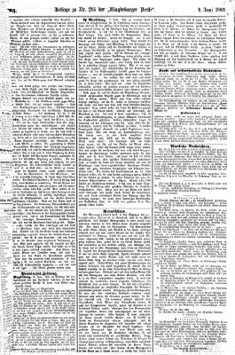 Magdeburger Presse. Morgen-Ausgabe (Magdeburger Presse) Freitag 9. Juni 1865