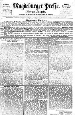 Magdeburger Presse. Morgen-Ausgabe (Magdeburger Presse) Donnerstag 15. Juni 1865