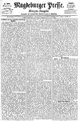 Magdeburger Presse. Morgen-Ausgabe (Magdeburger Presse) Dienstag 20. Juni 1865