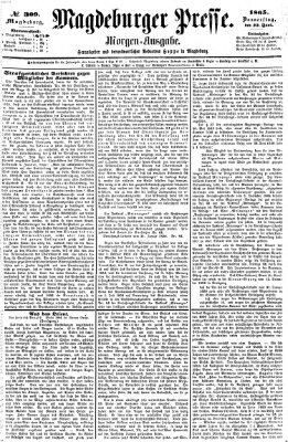 Magdeburger Presse. Morgen-Ausgabe (Magdeburger Presse) Donnerstag 22. Juni 1865