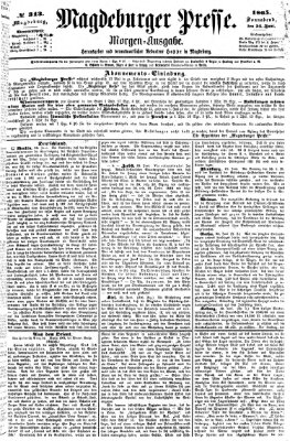 Magdeburger Presse. Morgen-Ausgabe (Magdeburger Presse) Samstag 24. Juni 1865