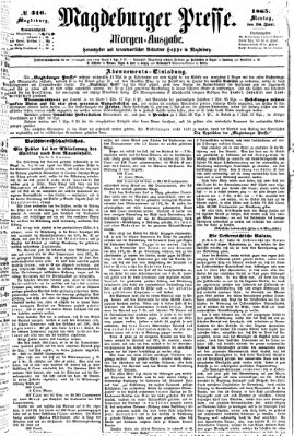 Magdeburger Presse. Morgen-Ausgabe (Magdeburger Presse) Montag 26. Juni 1865