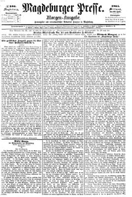 Magdeburger Presse. Morgen-Ausgabe (Magdeburger Presse) Mittwoch 12. Juli 1865