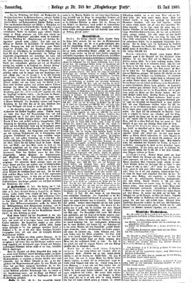 Magdeburger Presse. Morgen-Ausgabe (Magdeburger Presse) Donnerstag 13. Juli 1865