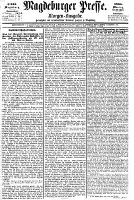 Magdeburger Presse. Morgen-Ausgabe (Magdeburger Presse) Montag 17. Juli 1865