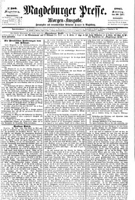 Magdeburger Presse. Morgen-Ausgabe (Magdeburger Presse) Sonntag 30. Juli 1865