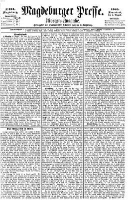 Magdeburger Presse. Morgen-Ausgabe (Magdeburger Presse) Samstag 5. August 1865