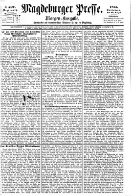 Magdeburger Presse. Morgen-Ausgabe (Magdeburger Presse) Samstag 19. August 1865