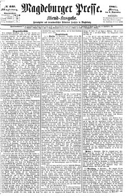 Magdeburger Presse. Morgen-Ausgabe (Magdeburger Presse) Montag 4. September 1865