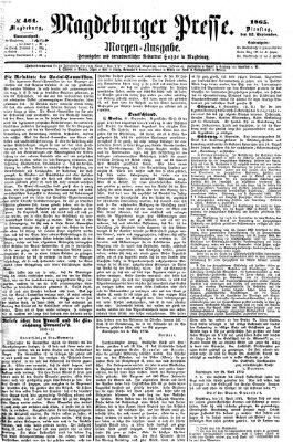 Magdeburger Presse. Morgen-Ausgabe (Magdeburger Presse) Dienstag 12. September 1865