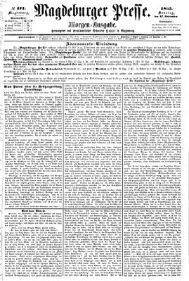 Magdeburger Presse. Morgen-Ausgabe (Magdeburger Presse) Sonntag 17. September 1865