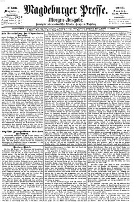 Magdeburger Presse. Morgen-Ausgabe (Magdeburger Presse) Sonntag 22. Oktober 1865