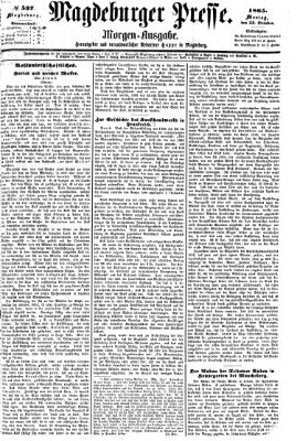 Magdeburger Presse. Morgen-Ausgabe (Magdeburger Presse) Montag 23. Oktober 1865