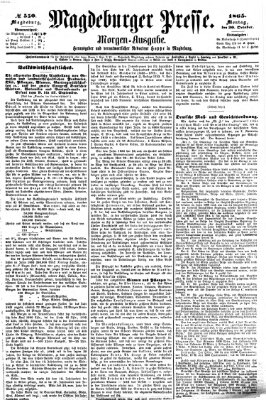 Magdeburger Presse. Morgen-Ausgabe (Magdeburger Presse) Montag 30. Oktober 1865