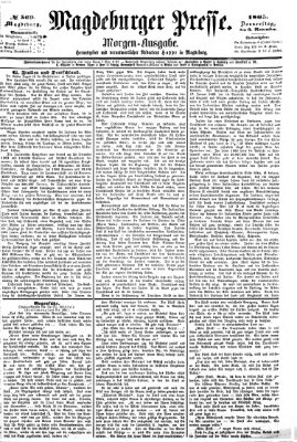 Magdeburger Presse. Morgen-Ausgabe (Magdeburger Presse) Donnerstag 9. November 1865