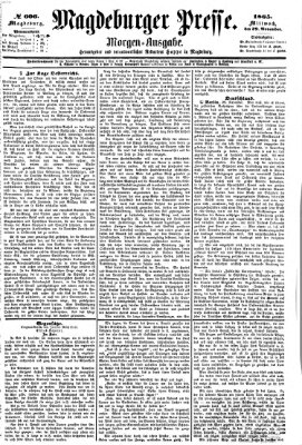 Magdeburger Presse. Morgen-Ausgabe (Magdeburger Presse) Mittwoch 29. November 1865