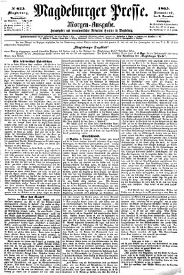 Magdeburger Presse. Morgen-Ausgabe (Magdeburger Presse) Samstag 9. Dezember 1865