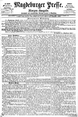 Magdeburger Presse. Morgen-Ausgabe (Magdeburger Presse) Sonntag 10. Dezember 1865