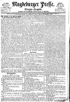 Magdeburger Presse. Morgen-Ausgabe (Magdeburger Presse) Mittwoch 20. Dezember 1865